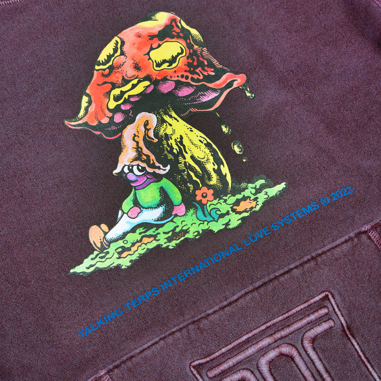 Friends & Foes EMBROIDERED POCKET CREW