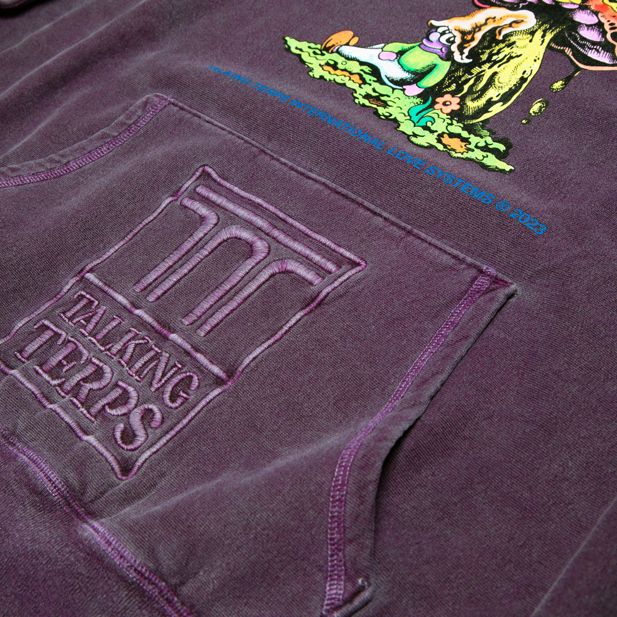 Friends & Foes EMBROIDERED POCKET CREW