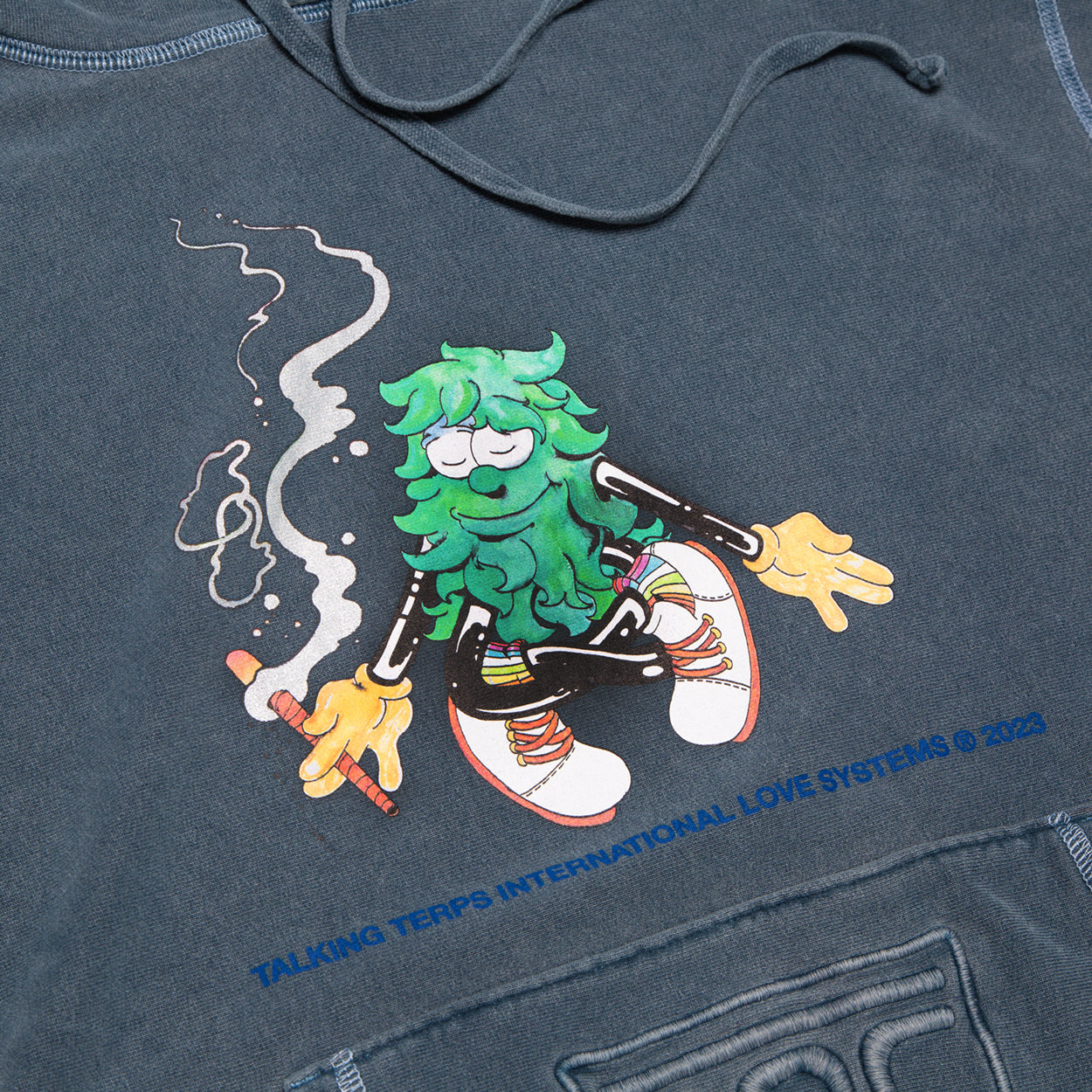 Crawford’s In Trouble EMBROIDERED HOODIE