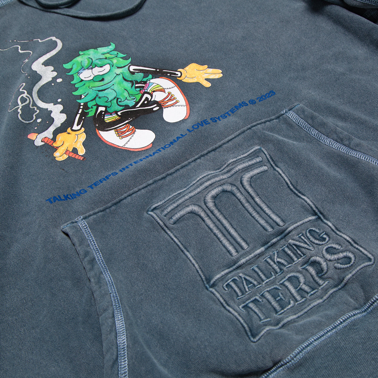 Crawford’s In Trouble EMBROIDERED HOODIE