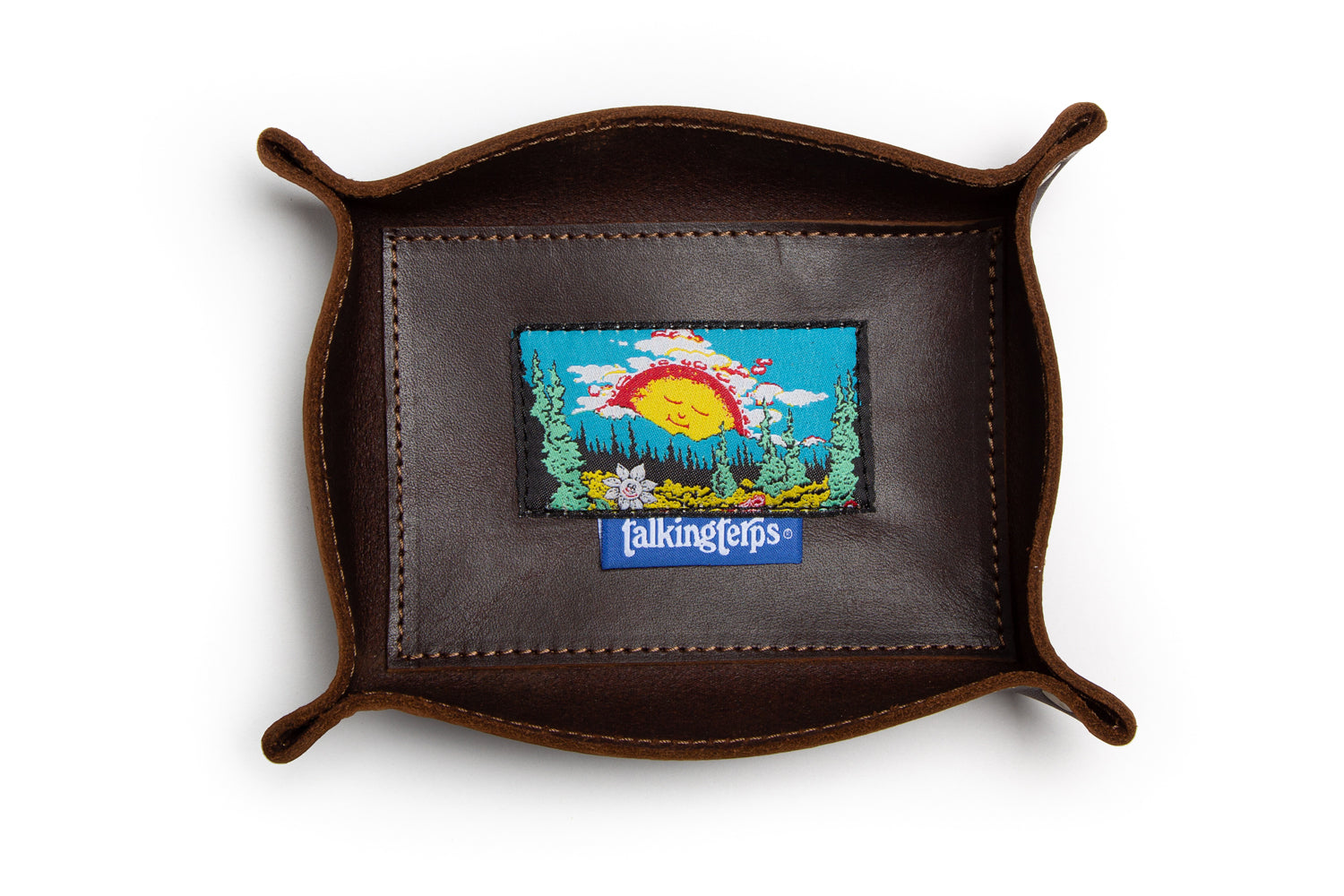 Talking Terps Leather Tray