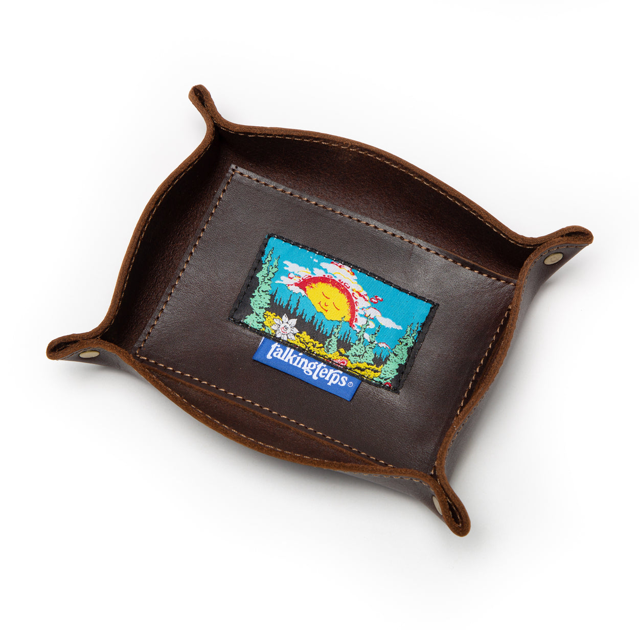 Talking Terps Leather Tray