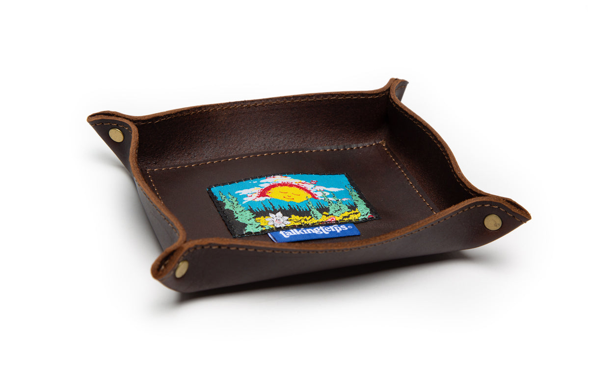 Talking Terps Leather Tray