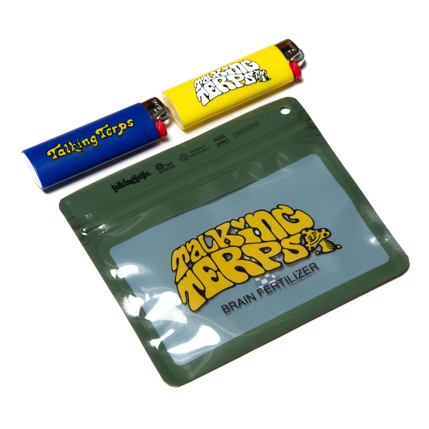 Terp Lighters + Pake Bag Set 2