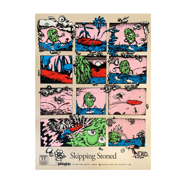 Skipping Stoned Print